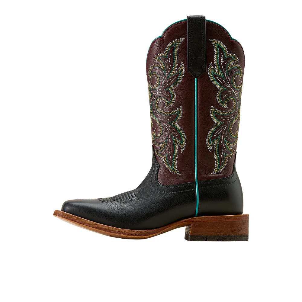 County Lane Wide Square Toe Pull On Cowboy Boots - Image 3
