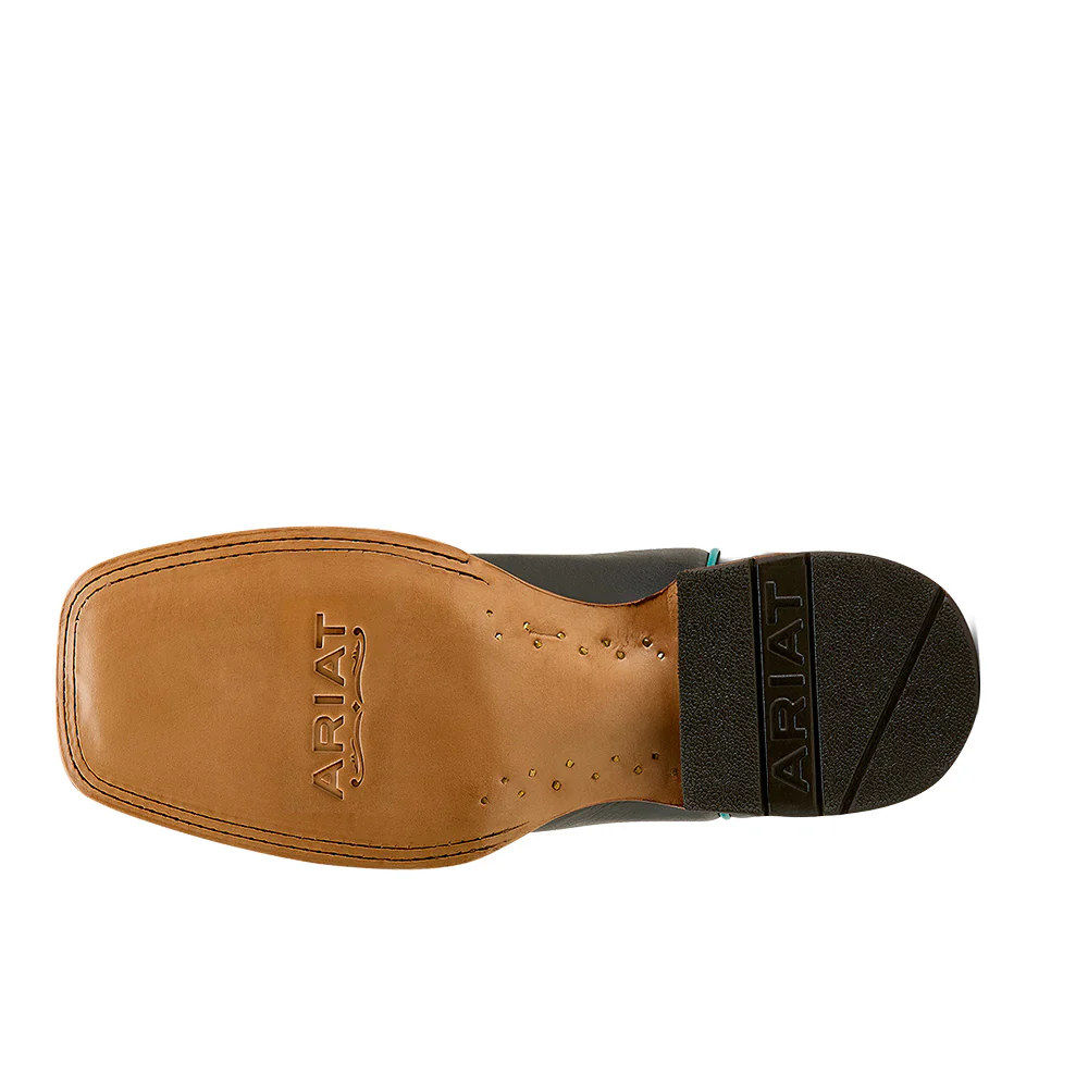 County Lane Wide Square Toe Pull On Cowboy Boots - Image 5