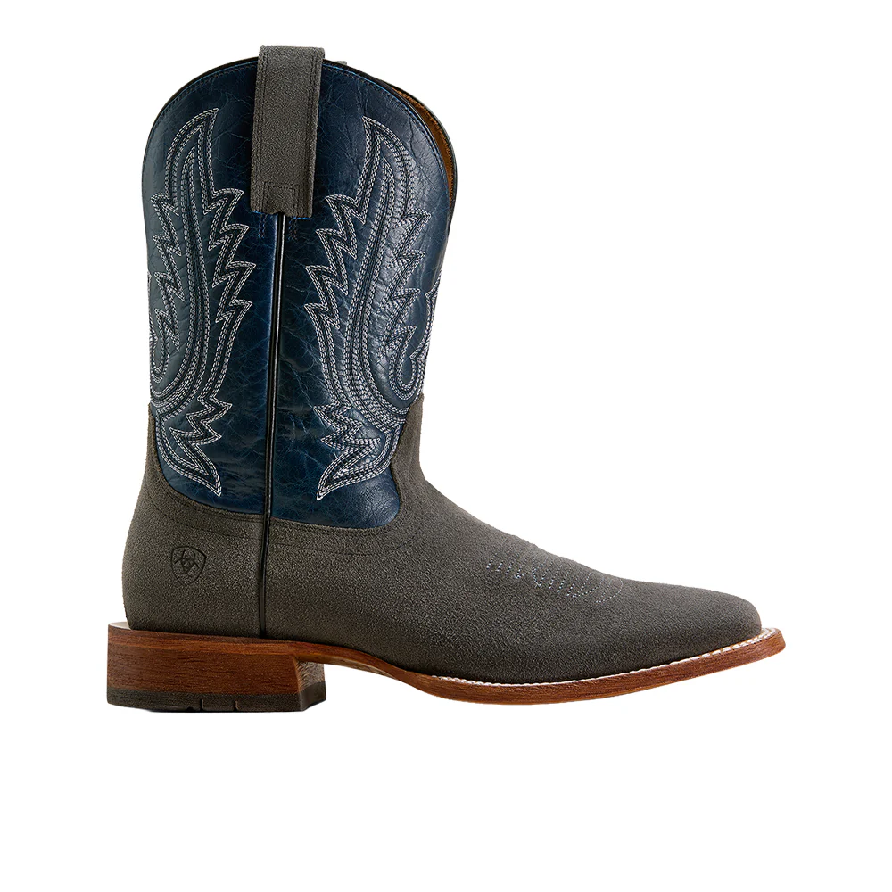 County Roads Wide Square Toe Pull On Cowboy Boots