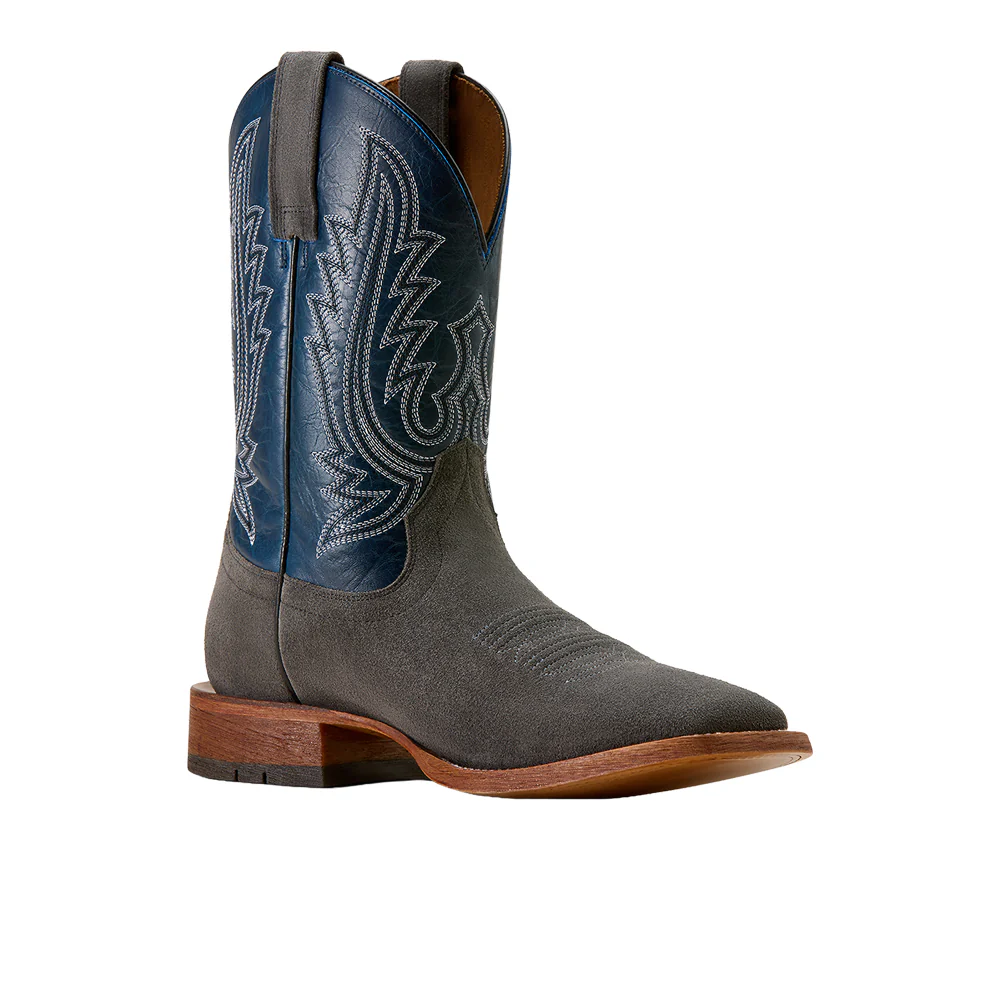 County Roads Wide Square Toe Pull On Cowboy Boots - Image 2