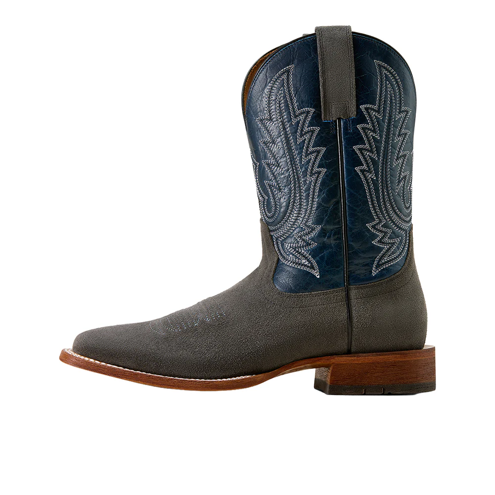 County Roads Wide Square Toe Pull On Cowboy Boots - Image 3