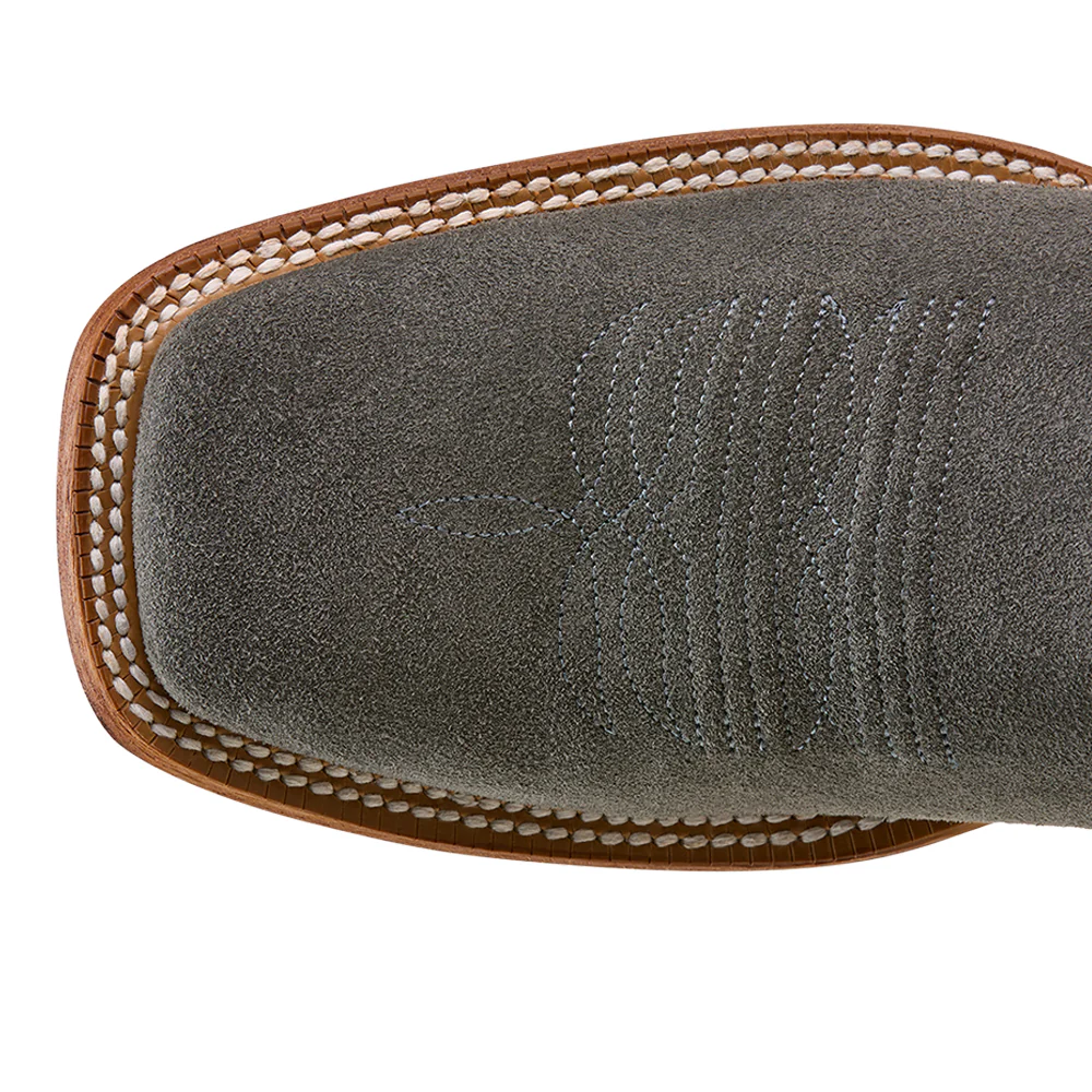 County Roads Wide Square Toe Pull On Cowboy Boots - Image 4