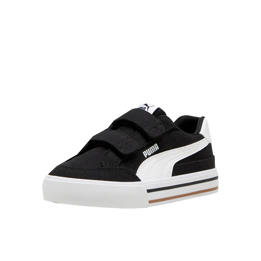 Court Classic Vulcanized Formstrip Slip On Sneakers (Little Kid) - Image 2