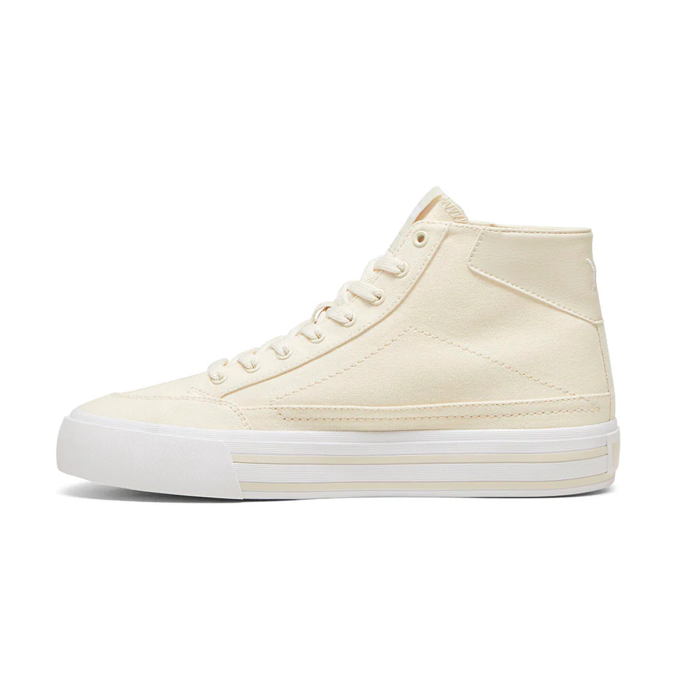 Court Classic Vulcanized Mid Formstrip Lace Up Sneakers - Image 3