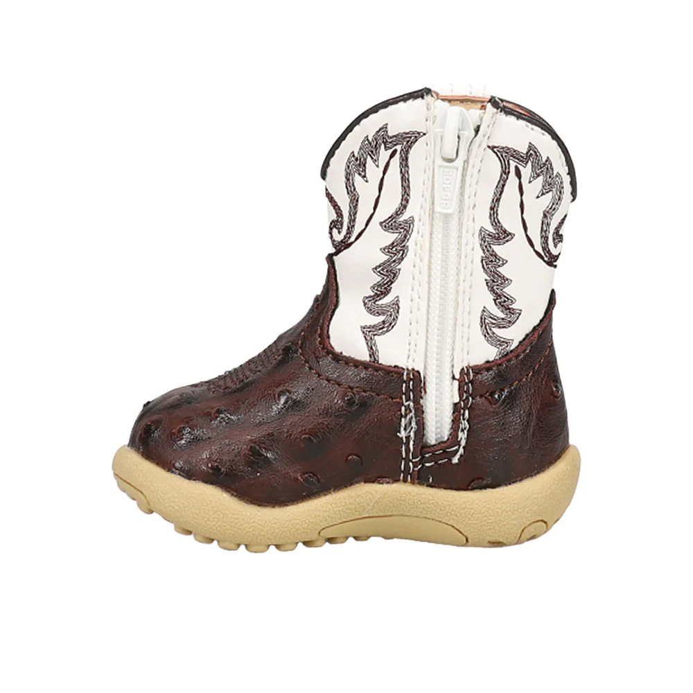 Cowbaby Bumps Round Toe Cowboy Boots (Infant) - Image 3