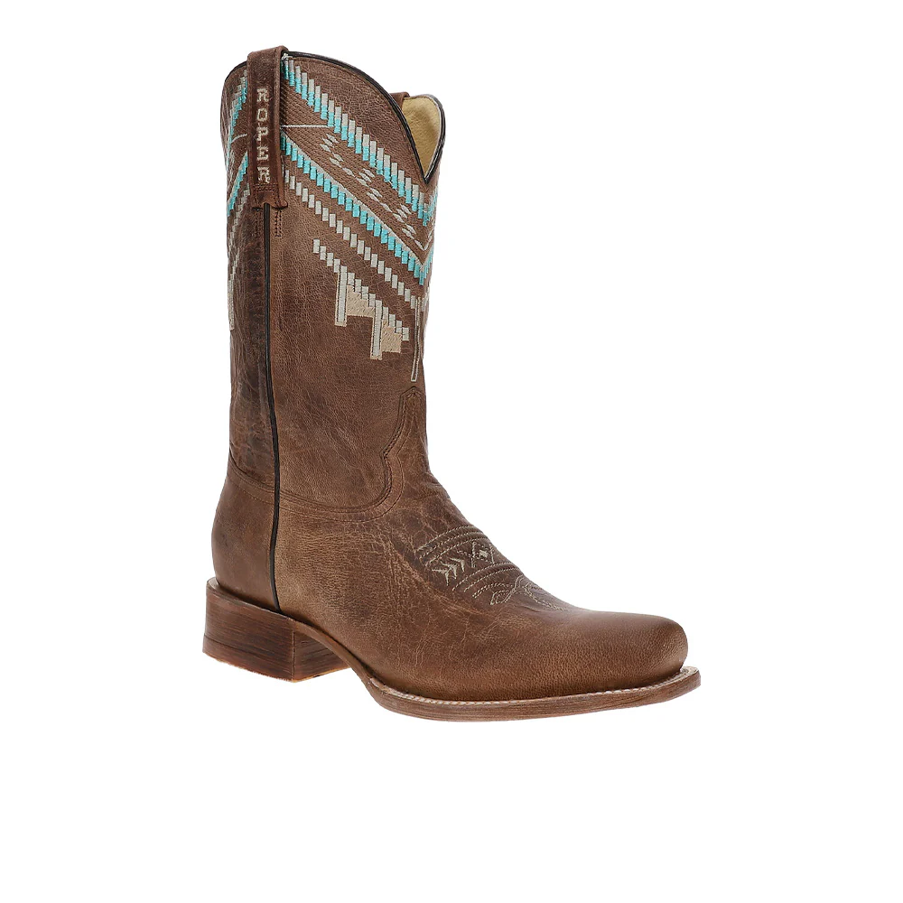 Cowgirl Tough Square Toe Cowboy Boots - Image 2