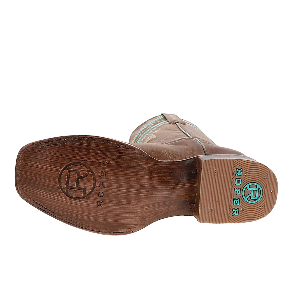 Cowgirl Tough Square Toe Cowboy Boots - Image 5