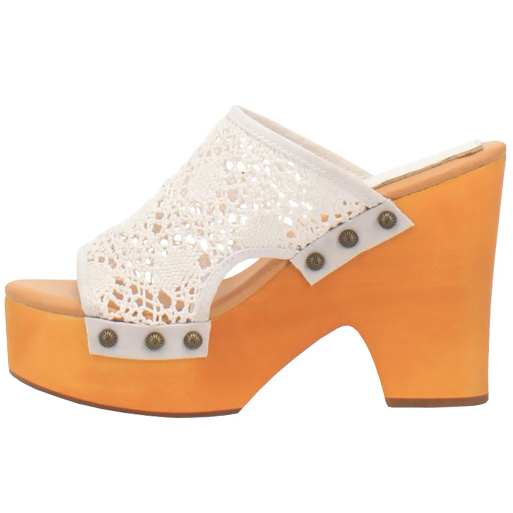 Crafty Studded Platform Clogs - Image 3