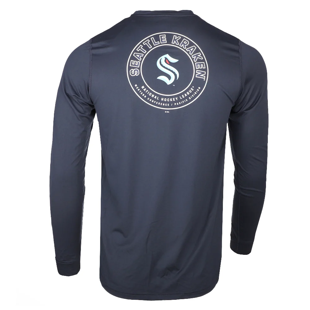 Seattle Kraken Creator Crew Neck Long Sleeve T-Shirt - Image 2