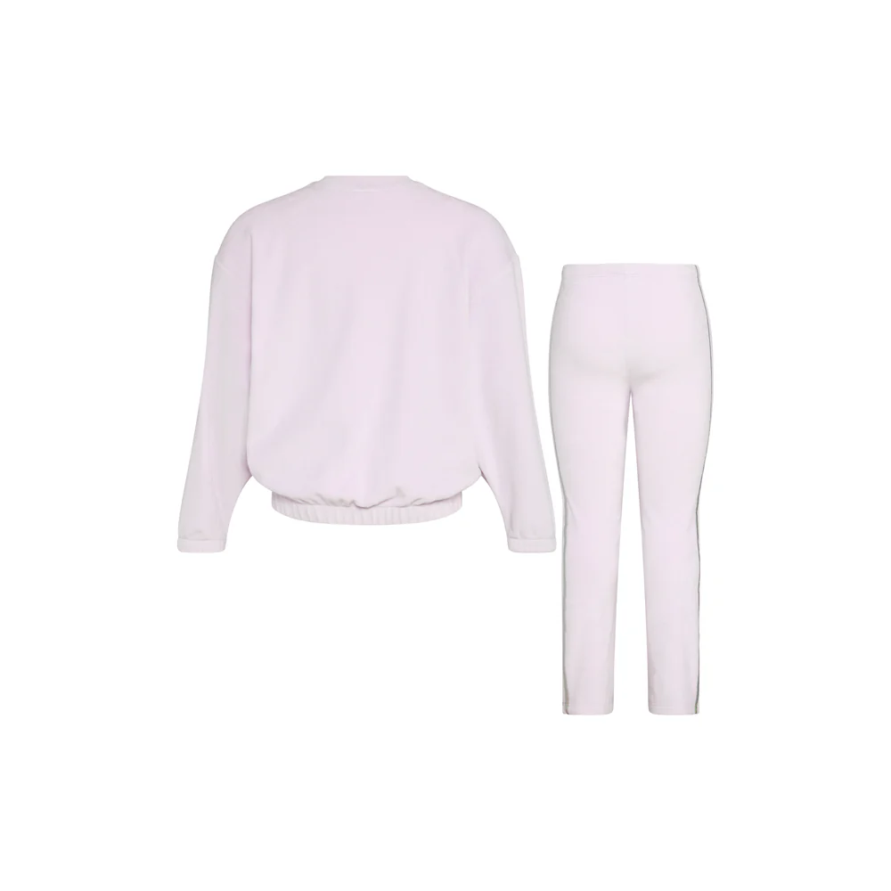 Crew Neck Sweatshirt Velour & Sweatpants Set F24 (Youth) - Image 2