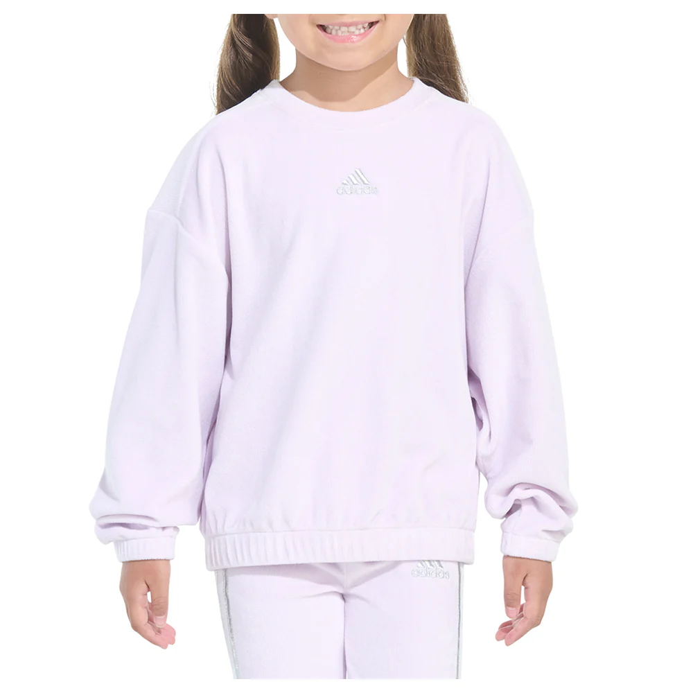 Crew Neck Sweatshirt Velour & Sweatpants Set F24 (Youth) - Image 3