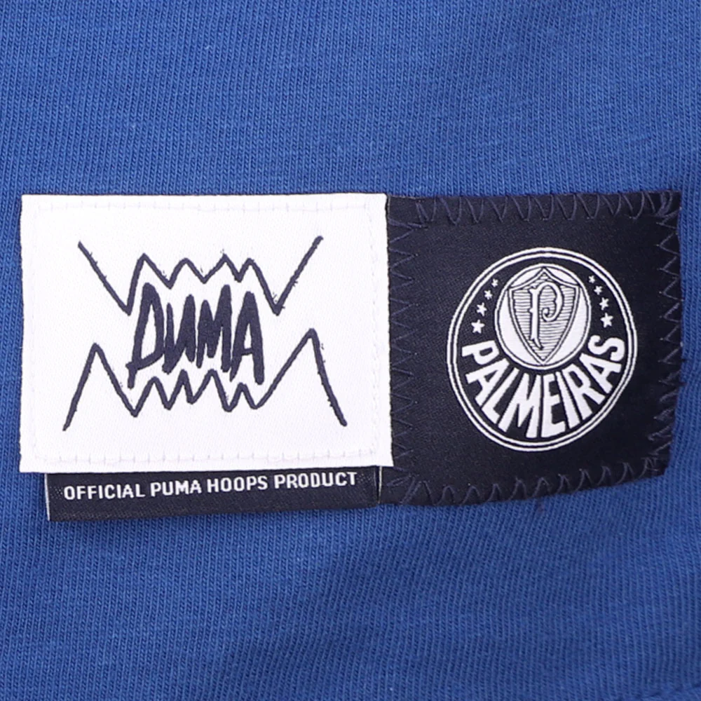 PUMA HOOPS X SE Palmeiras Graphic Crew Neck Short Sleeve T-Shirt - Image 5