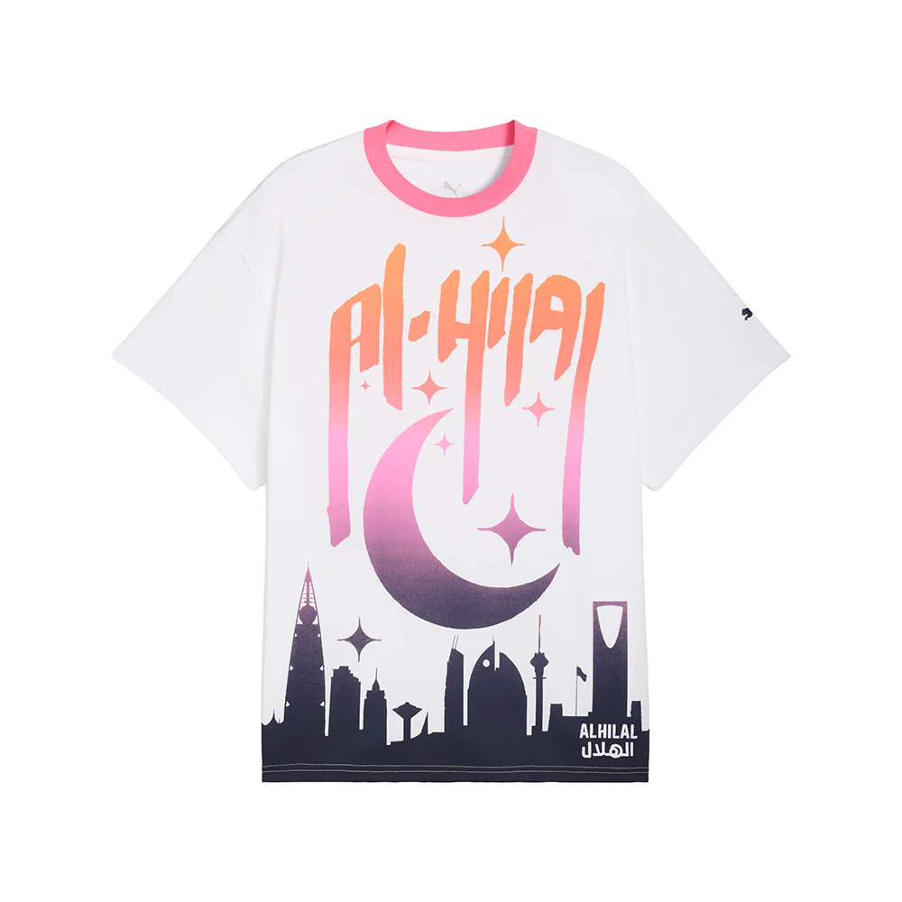 PUMA HOOPS X AL HILAL Graphic Crew Neck Short Sleeve T-Shirt