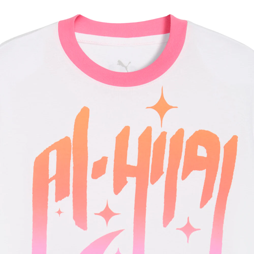 PUMA HOOPS X AL HILAL Graphic Crew Neck Short Sleeve T-Shirt - Image 5