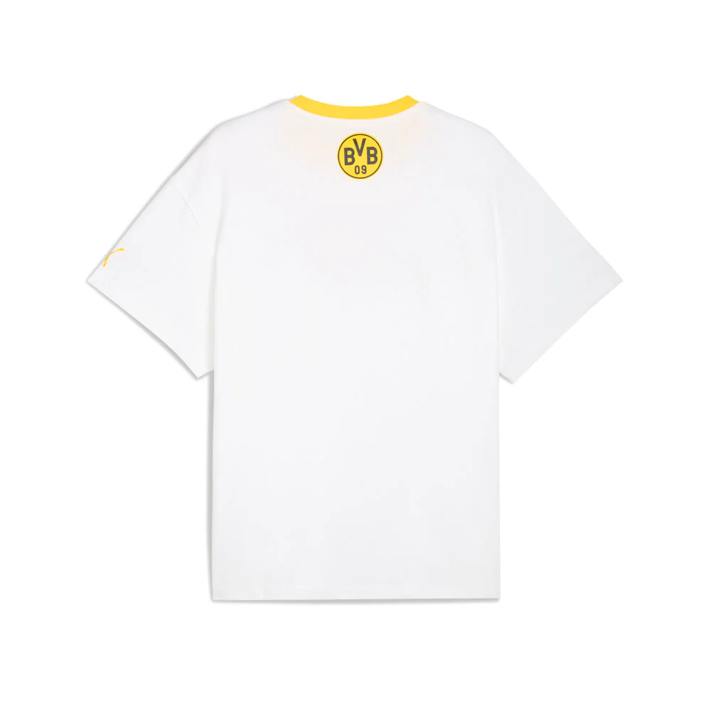 PUMA HOOPS X BORUSSIA DORTMUND Graphic Crew Neck Short Sleeve T-Shirt - Image 2