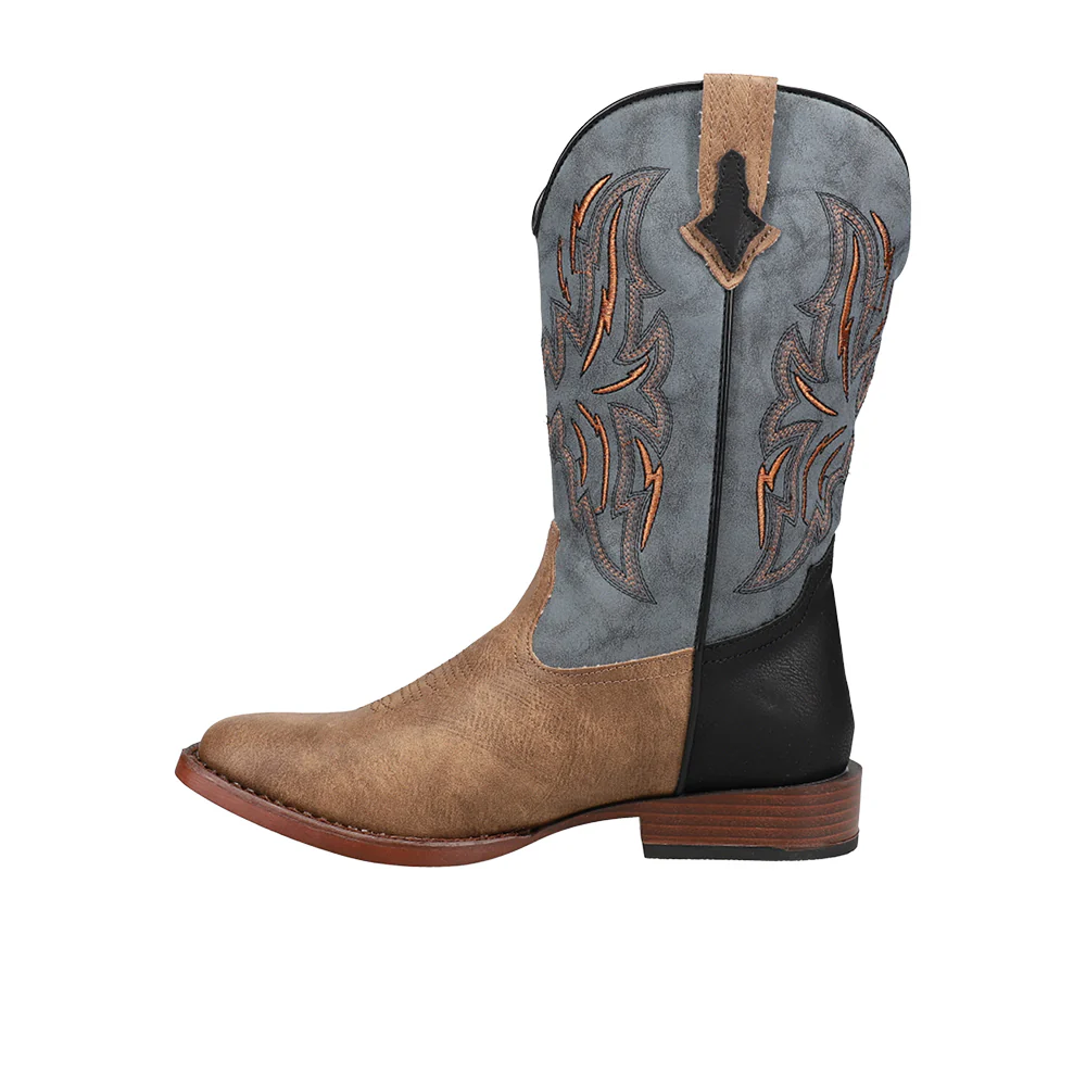 Dalton Square Toe Cowboy Shoes (Big Kid) - Image 3