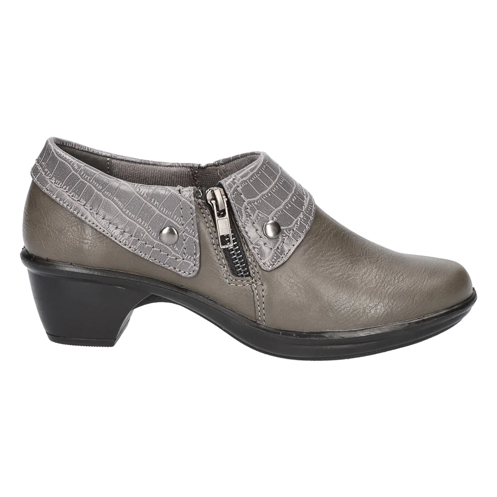 Darcy Croc Studded Round Toe Zippered Booties