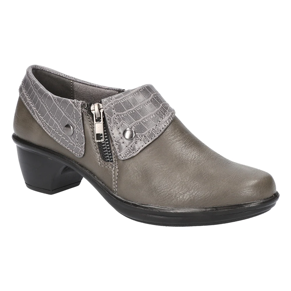 Darcy Croc Studded Round Toe Zippered Booties - Image 2