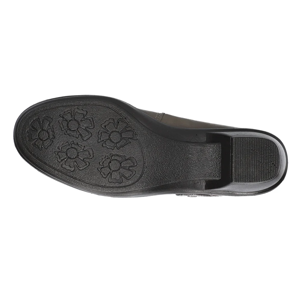 Darcy Croc Studded Round Toe Zippered Booties - Image 5