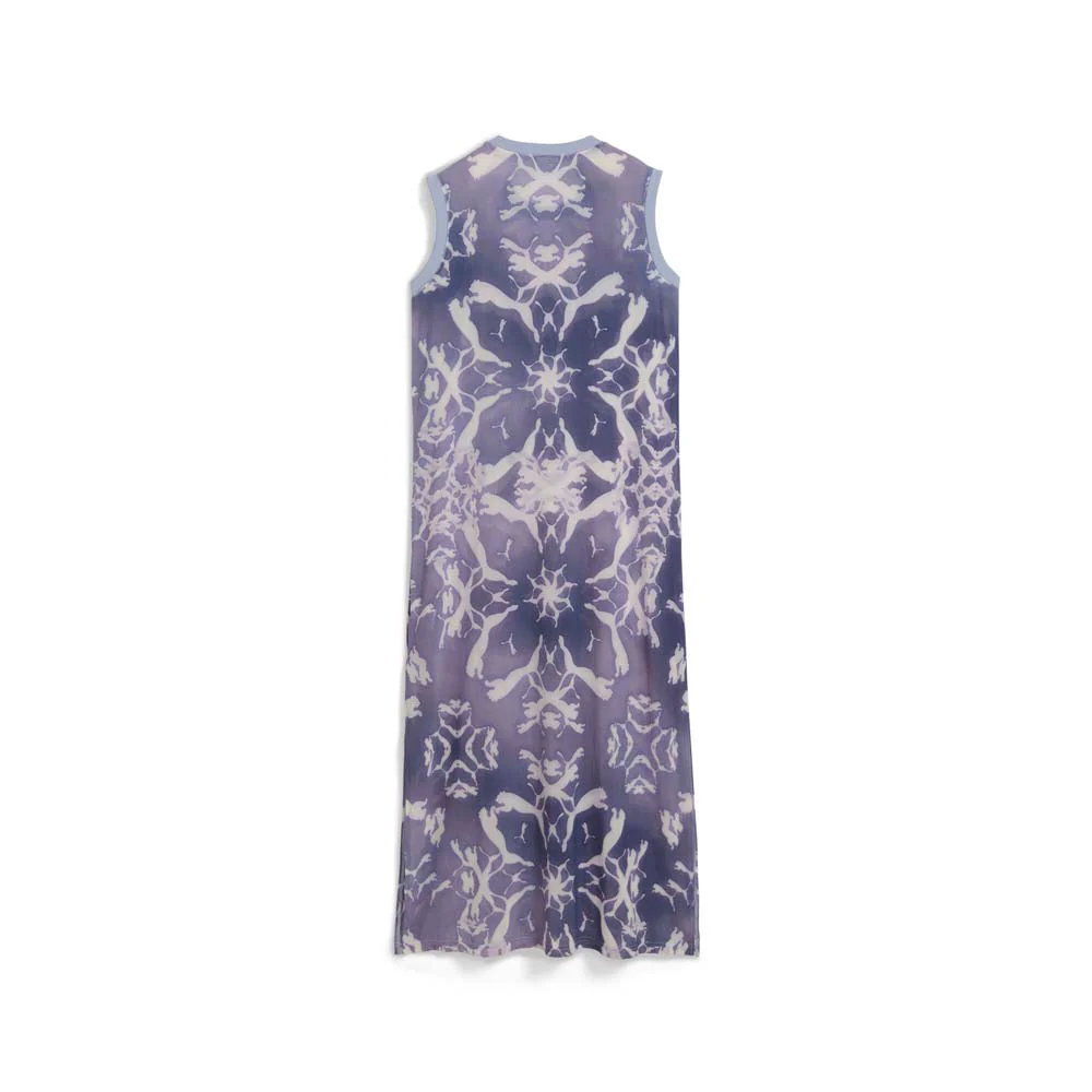 Dare To Mesh Column Tie-Dye Sleeveless Maxi Dress - Image 2