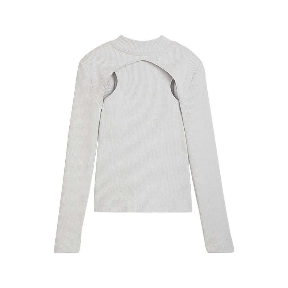 Dare To Midnight Motion Cutout Crew Neck Long Sleeve Pullover Shirt - Image 2