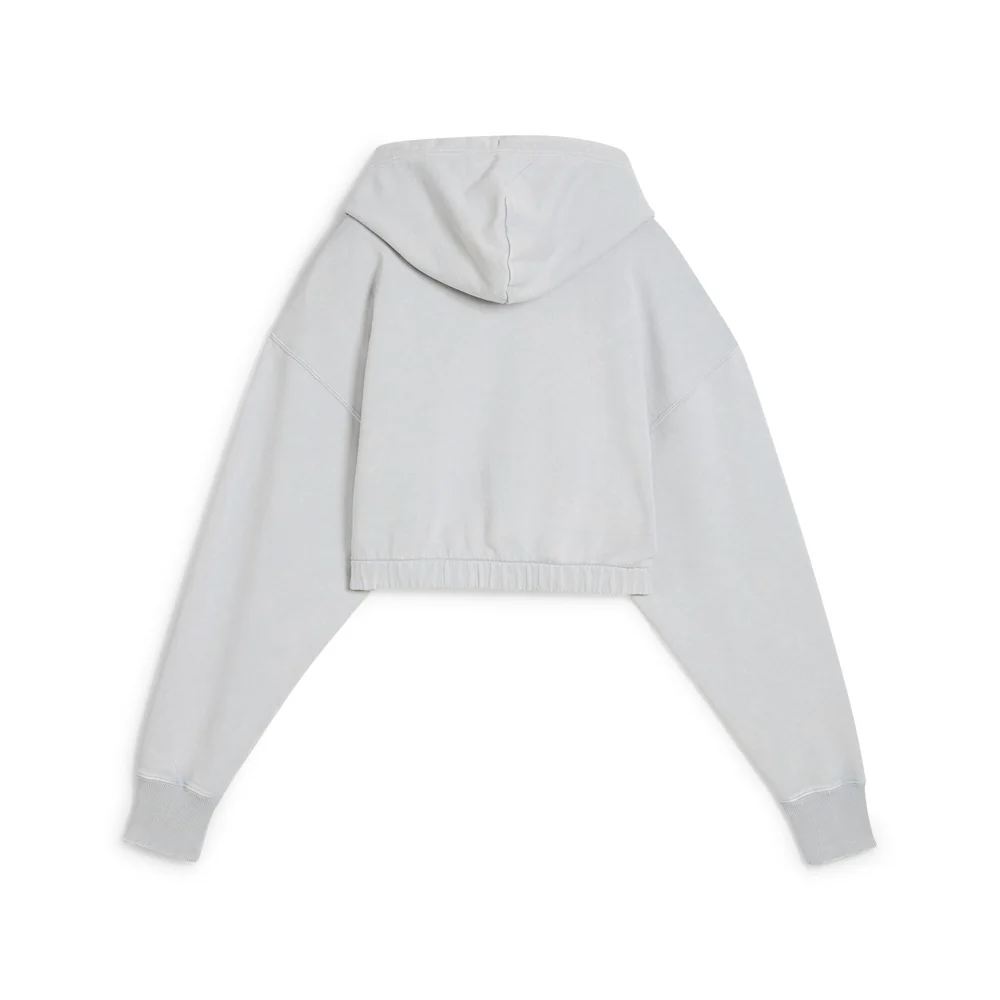 Dare To Midnight Motion Washed Cropped Pullover Hoodie - Image 2