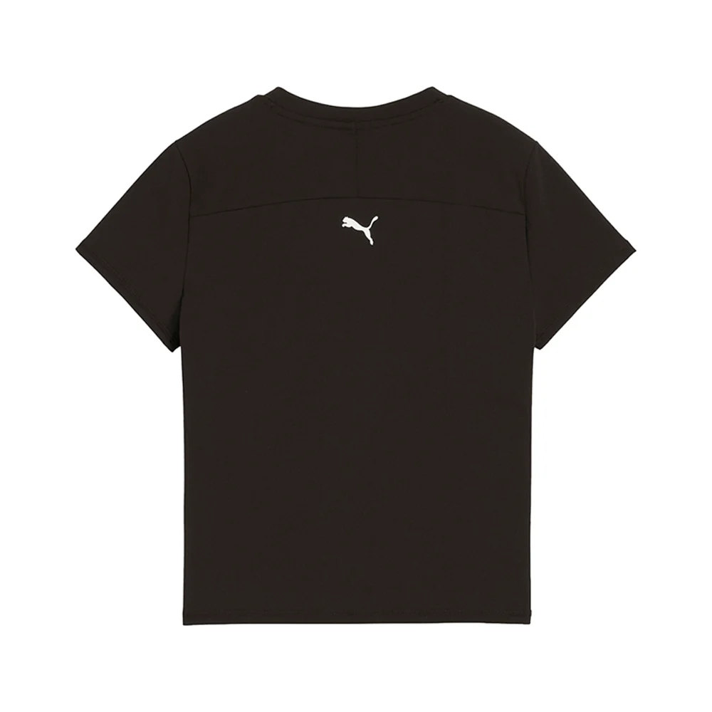 Dare To Slim Warp Knit Graphic Crew Neck Half Zip T-Shirt - Image 2