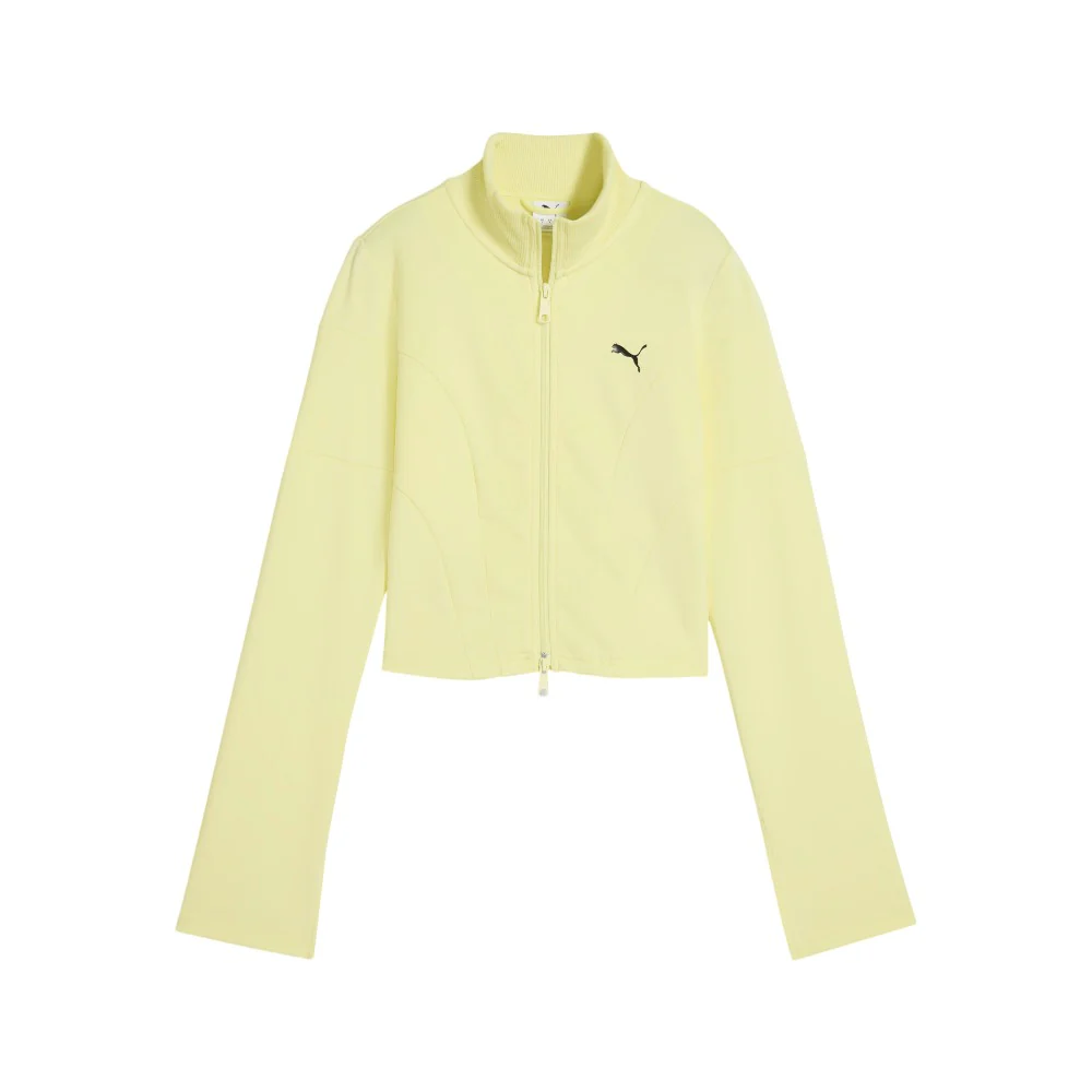 Dare To Slim Cropped Full Zip Track Jacket