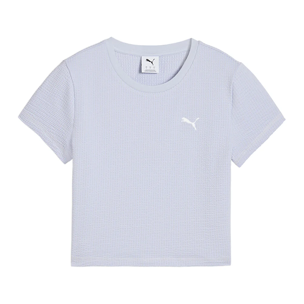 Dare To Textured Crew Neck Short Sleeve Baby T-Shirt