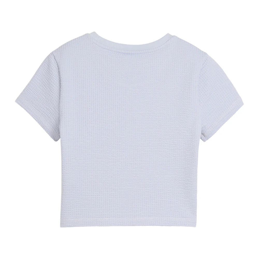 Dare To Textured Crew Neck Short Sleeve Baby T-Shirt - Image 2
