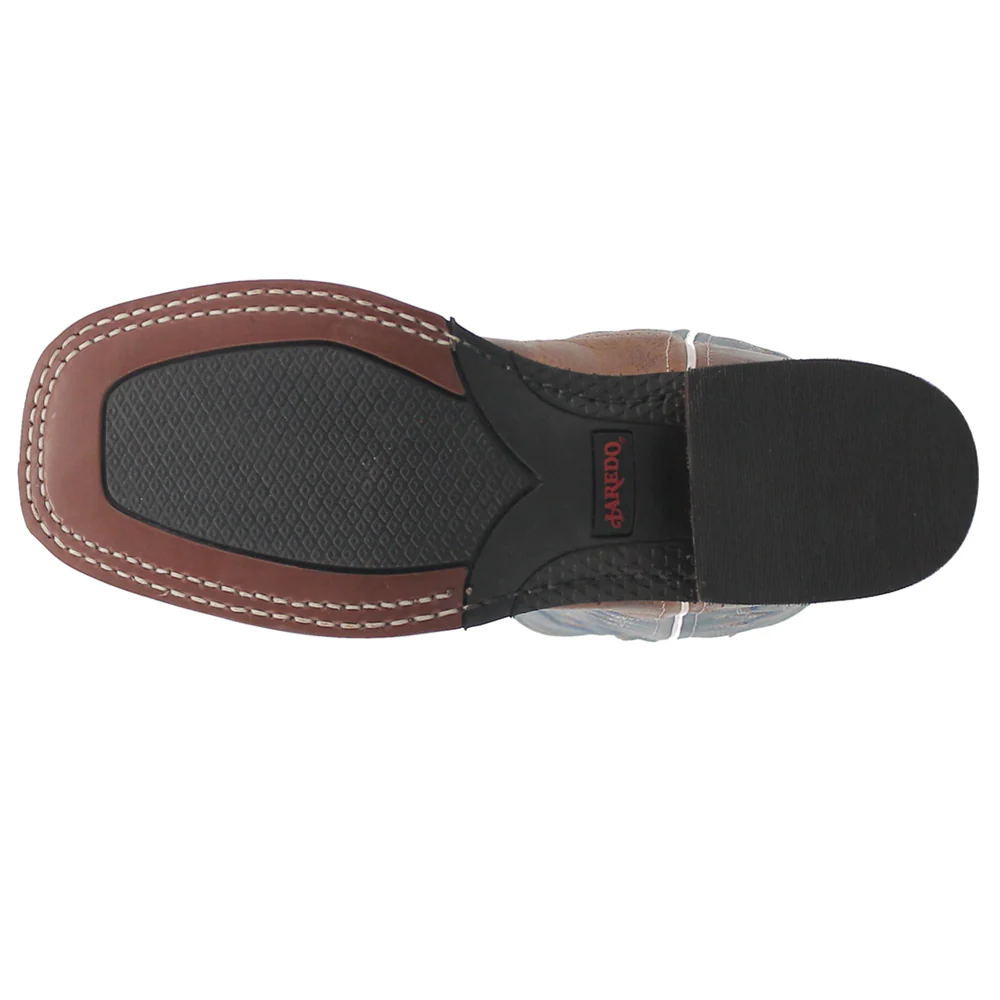 Darla Embroidered Square Toe Pull On Cowboy Boots - Image 5