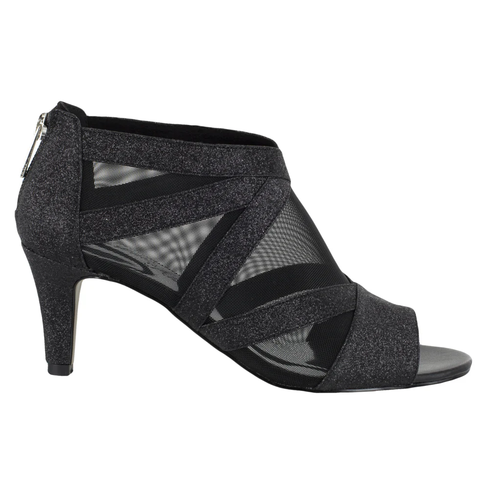 Dazzle Glitter Evening Peep Toe Pumps