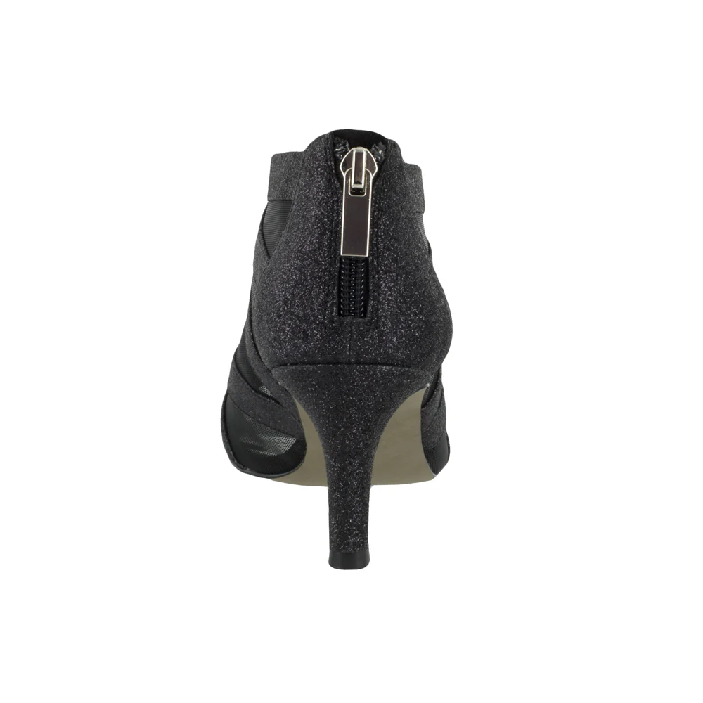 Dazzle Glitter Evening Peep Toe Pumps - Image 3