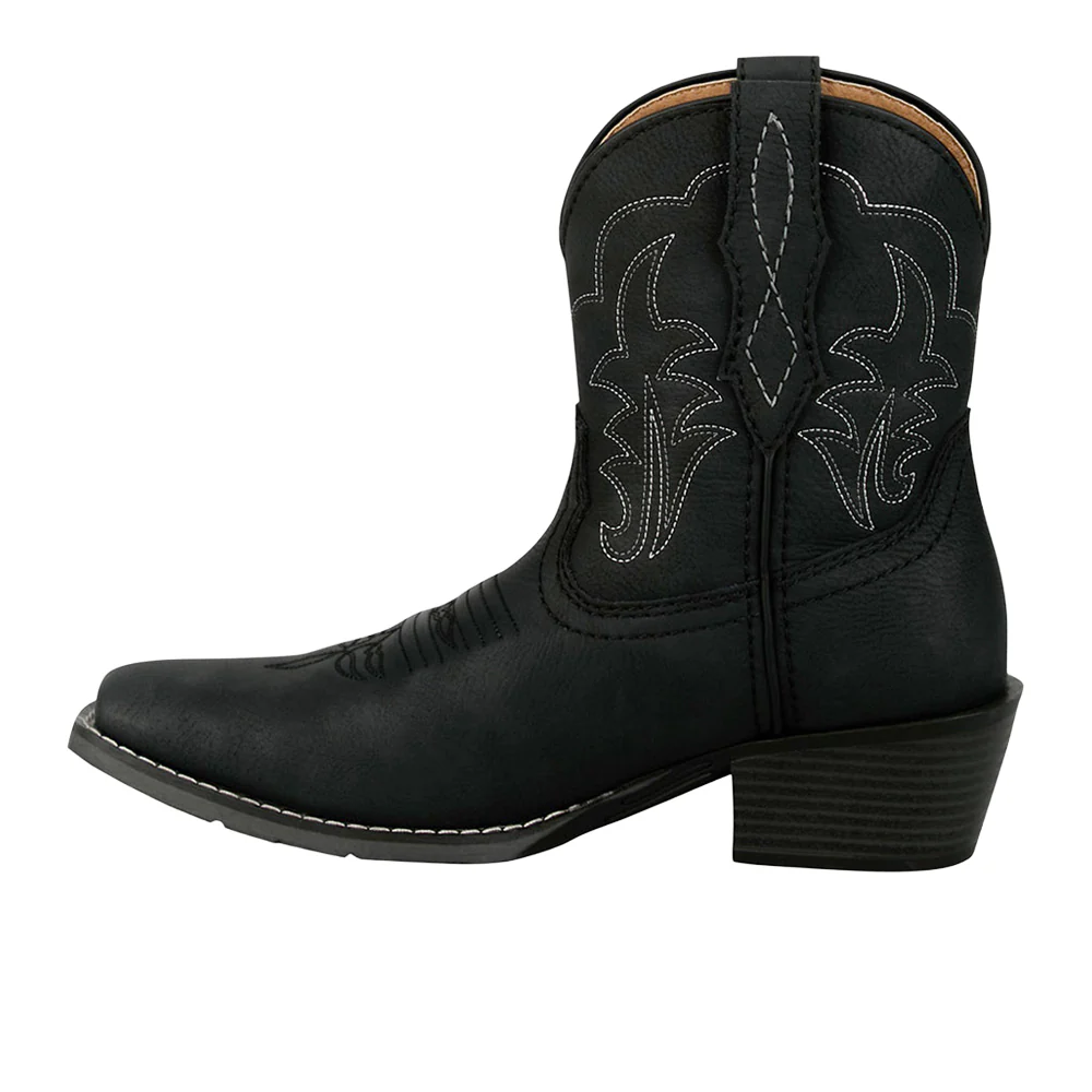 Dee Embroidered Square Toe Cowboy Boots - Image 3