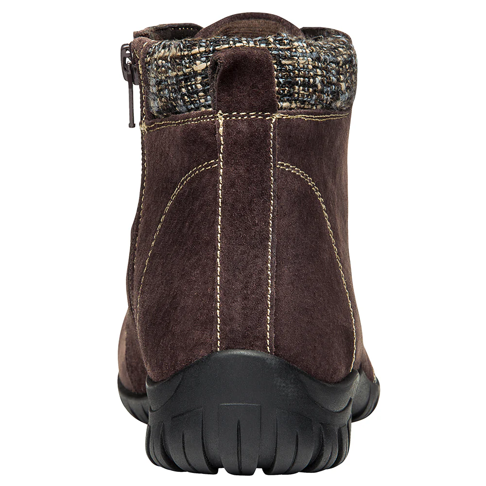 Delaney Round Toe Lace Up Zippered Booties - Image 3