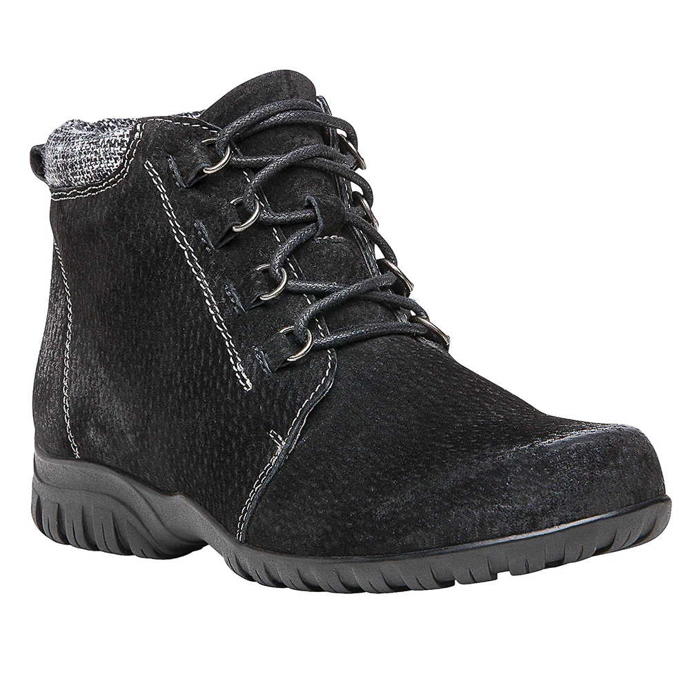 Delaney Round Toe Lace Up Zippered Booties - Image 2