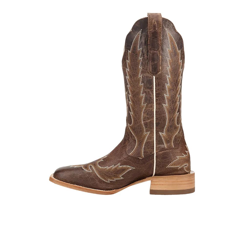 Denita Embroidered Square Toe Pull On Cowboy Boots - Image 3