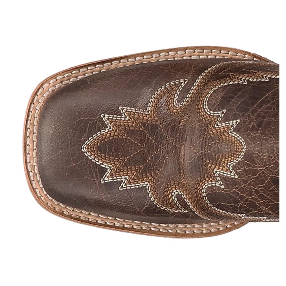 Denita Embroidered Square Toe Pull On Cowboy Boots - Image 4