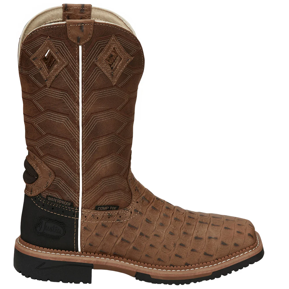 Derrickman 12 Inch Waterproof Composite Toe Work Boots