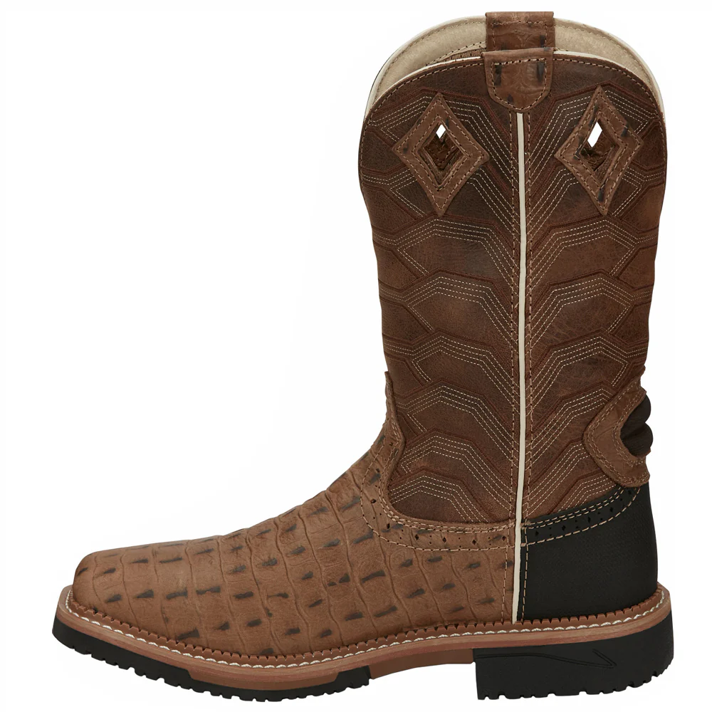 Derrickman 12 Inch Waterproof Composite Toe Work Boots - Image 3