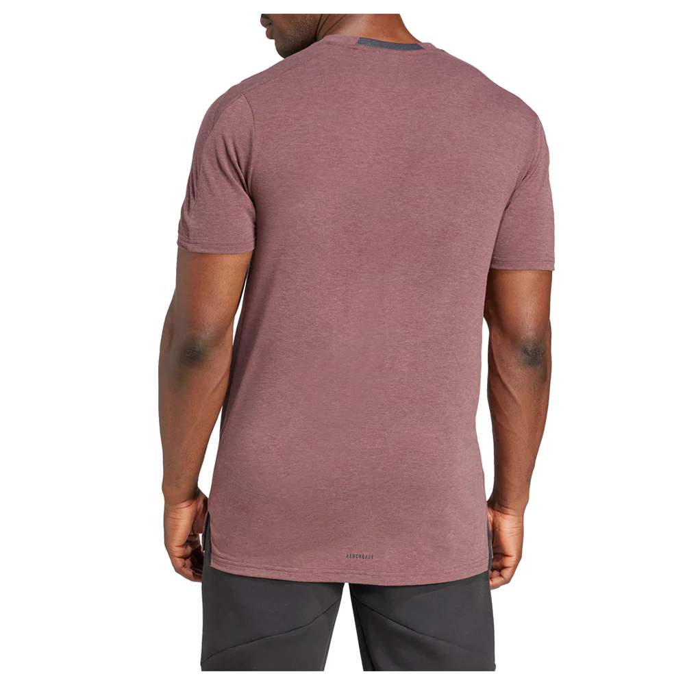 Designed For Training Workout Crew Neck Short Sleeve Athletic T-Shirt - Image 3