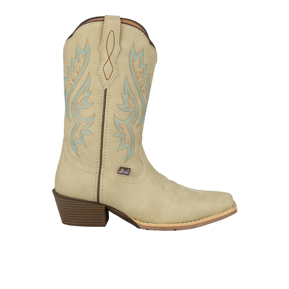 Dezi Embroidered Square Toe Cowboy Boots