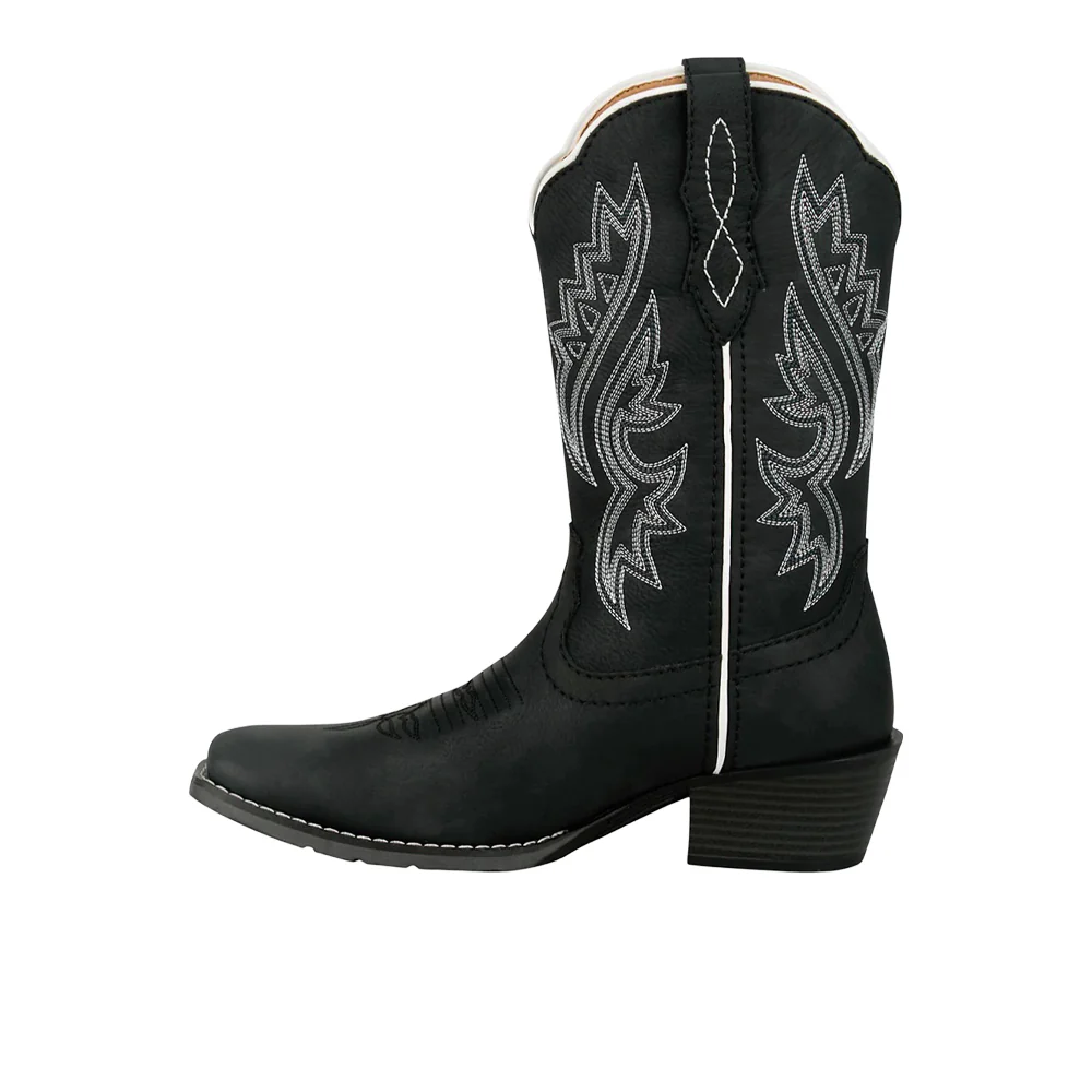 Dezi Embroidered Square Toe Cowboy Boots - Image 3