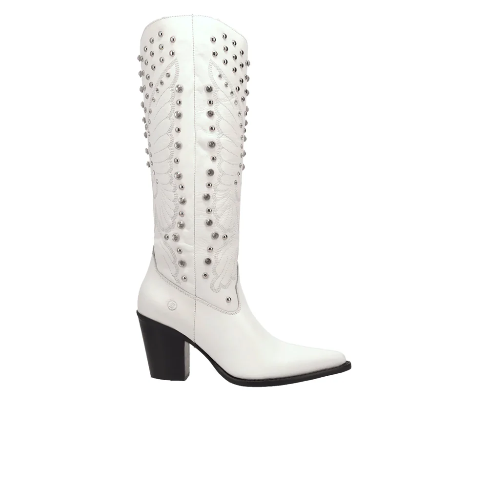 Diamonds Forever Leather Snip Toe Cowboy Boots