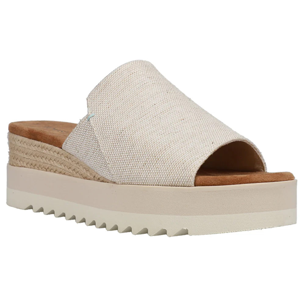 Diana Mule Platform Wedge Espadrille Sandals - Image 2