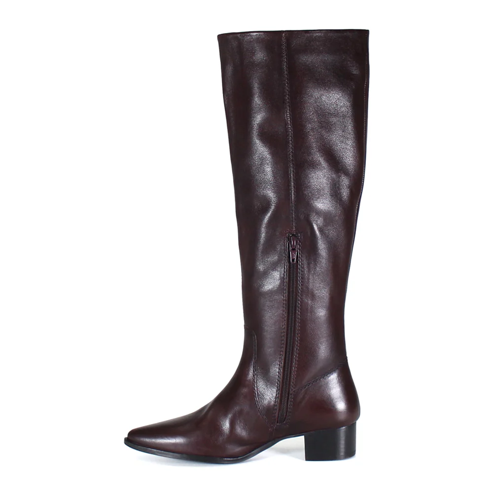 Dig Ital Pointed Toe Zippered Boots - Image 3