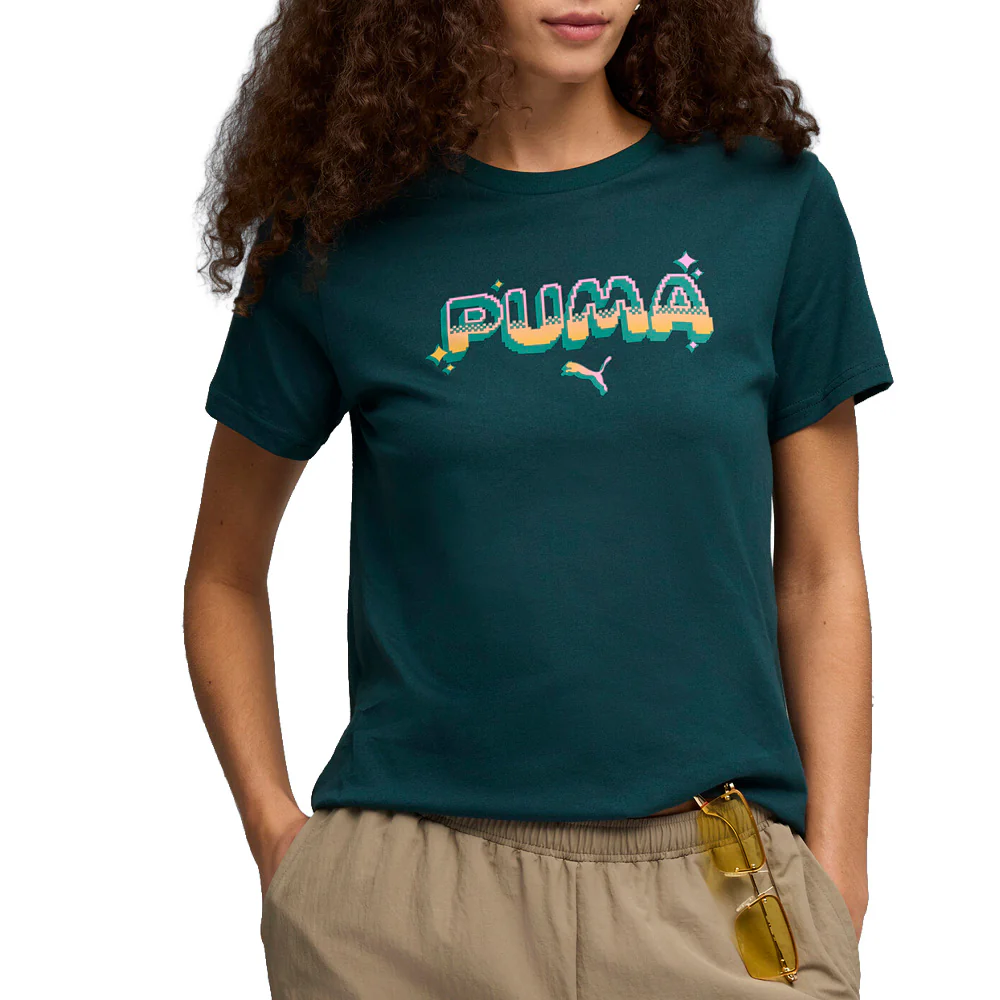 Digital Graphic Crew Neck Short Sleeve T-Shirt - Image 3
