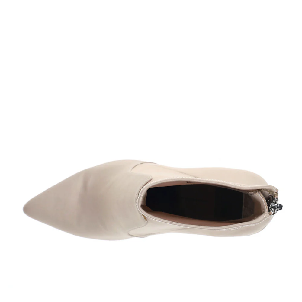 Elana Pointed Toe Zippered Booties - Image 4
