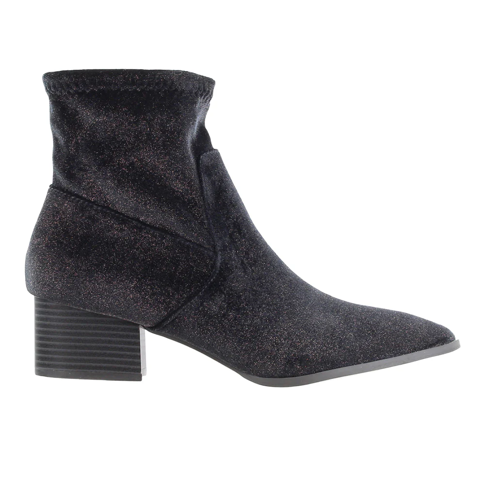 Dotty Pointed Toe Zippered Boots