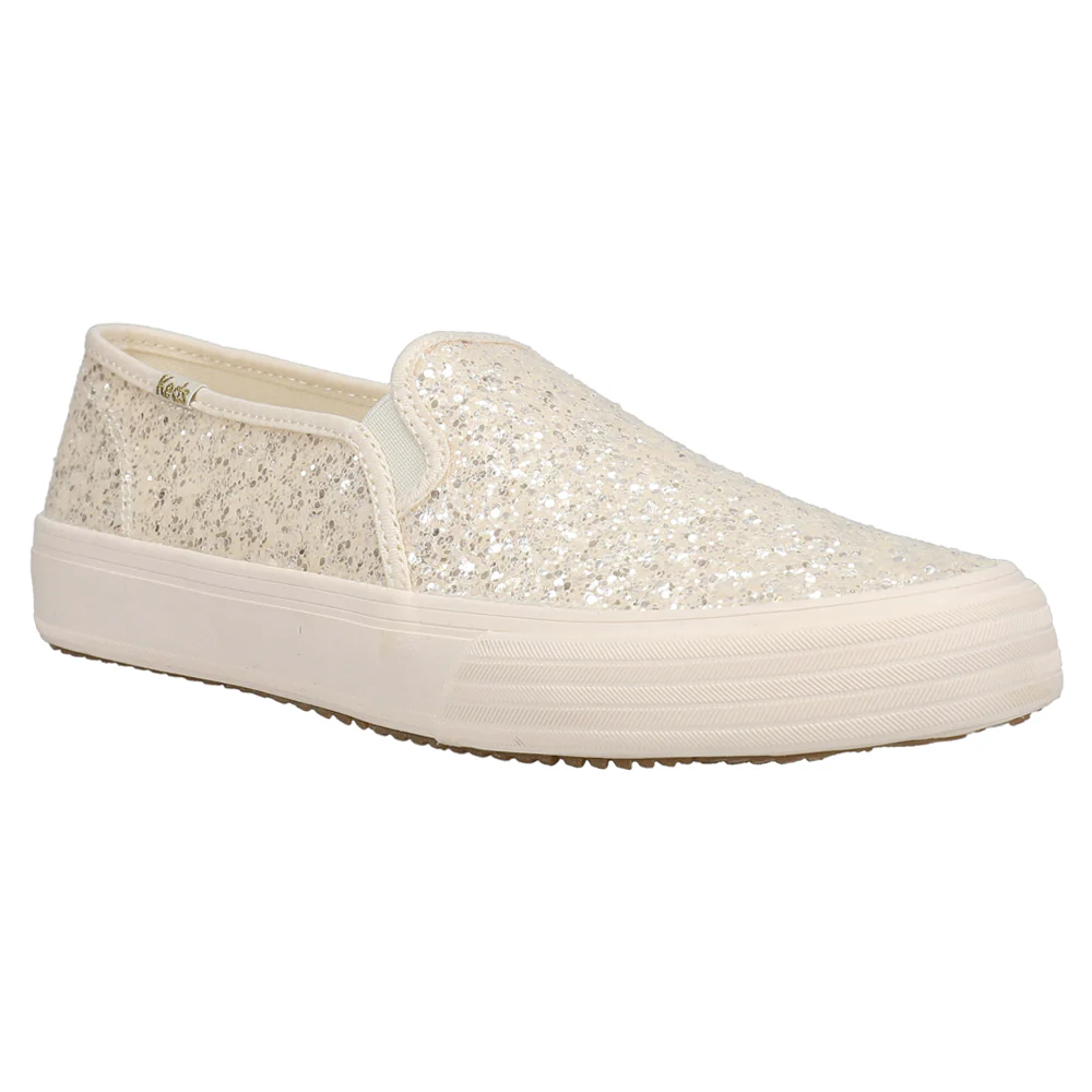 Double Decker Glitter Slip On Sneakers - Image 2